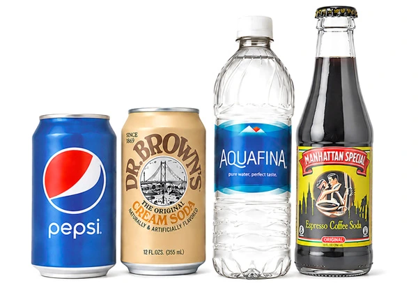menu beverages