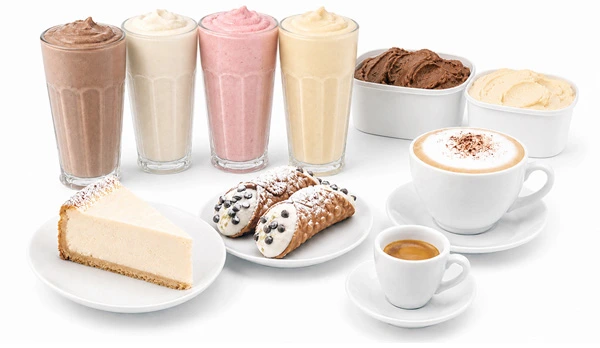 menu desserts