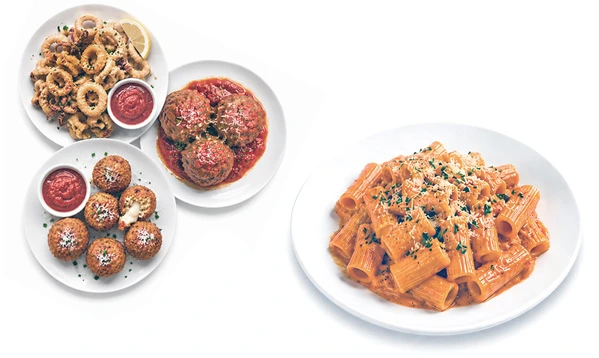 menu pasta
