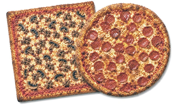 menu pizza
